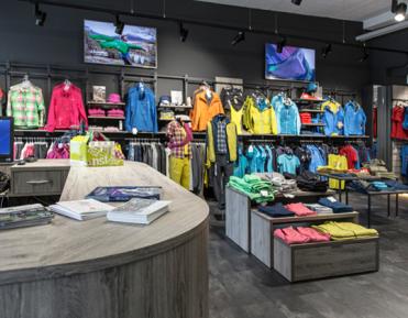 Furnishing sport shop in Switzerland