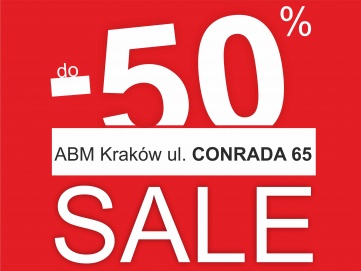 ABM Krakw ul. Conrada 65 - totalna wyprzeda ekspozycji do 31.01.2019