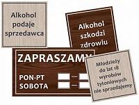 Tabliczka informacyjna – praktyczny dodatek do sklepu