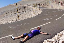 Przystanek w drodze na Mont Ventoux